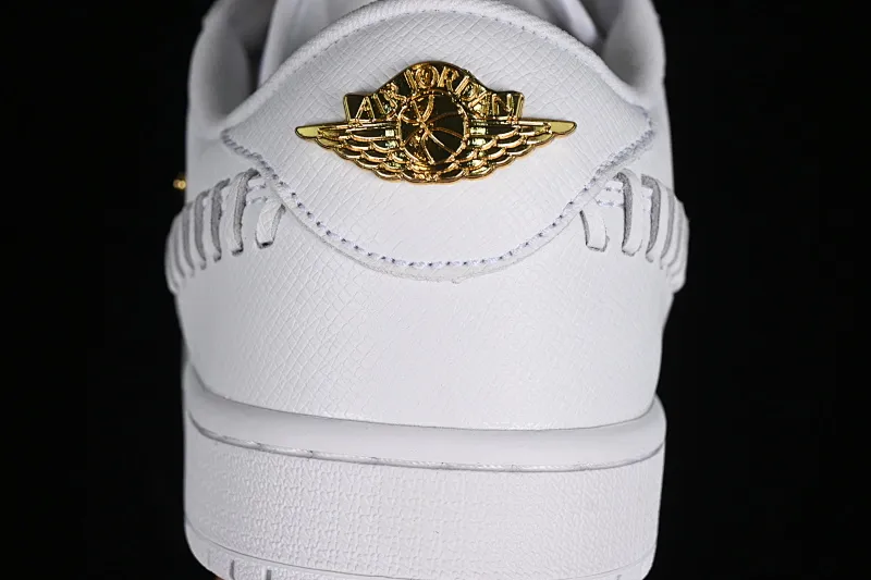 All categories Air Jordan Jordan series basketball shoes Air Jordan 1 Low Air Jordan 1 Low "Method of Make" AJ1 Joe 1 white gold low-top cultural and leisure sports shoes FN5032-100